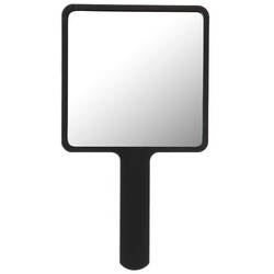 Uniq Handspiegel, quadratisch schwarz 1 St