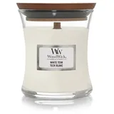 Woodwick White Teak Kerze Mini Jar 85 g