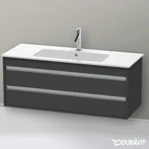 Duravit Ketho 2 Auszüge 120 x 47,5 cm graphit matt