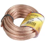 Hama Lautsprecherkabel 2x 2,5mm Transparent Audio-Kabel