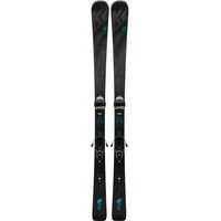 K2 Damen All-Mountain-Ski BURNIN LUV ER3 10, Schwarz/Türkis, 153