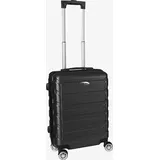 H4L Koffer Trolley Reisekoffer Hartschalenkoffer ABS Schwarz 38x23x55cm 4 Rollen