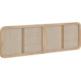 vidaXL Kopfteil mit Kopfteil Natur 180 x 55 x 3 cm Rattan - Braun
