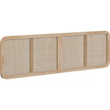vidaXL Kopfteil mit Kopfteil Natur 180 x 55 x 3 cm Rattan - Braun