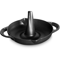 Staub Hähnchenbräter 24 cm schwarz