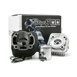 Stage6 Zylinderkit 70ccm Grauguss für Minarelli liegend AC