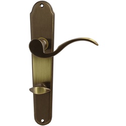 ALPERTEC Langschild-Garnitur »Panda«, Messing - braun