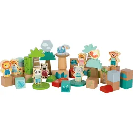 Small Foot Company Holzbausteine Jungle Friends (12768)