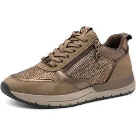 TAMARIS Plateausneaker Damen Beige/Gold 38