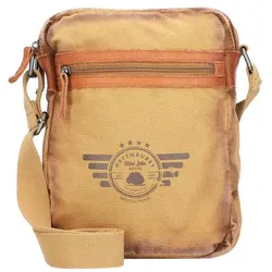 Greenburry Vintage Aviator Umhängetasche 22 cm camel