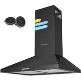 Comfee PYRA17B-60 Dunstabzugshaube 60 cm Schwarz