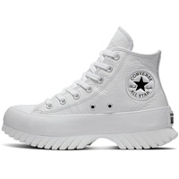 Converse Damen Chuck Taylor All Star Lugged 2.0 Leather Sneaker, Weiß, 41