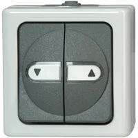 Kopp Jalousietaster Blue Electric grau