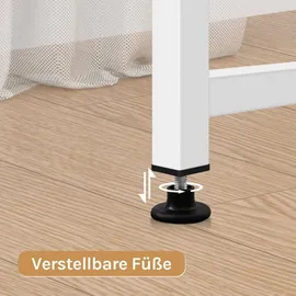 Woltu Eckschreibtisch Weiß
