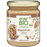 enerBiO Mischmus 4 Nüsse - 250.0 g