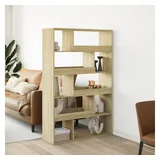 vidaXL Raumteiler Sonoma-Eiche 100x33x156,5 cm Holzwerkstoff