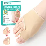 Hallux Valgus Korrektur, Hallux Valgus Socken, Zehenspreizer Hallux Valgus Bandage, Großer Zeh Bandage Eingebauter Silikon-Stoßdämpfer, für Hallux Valgus Schmerzlinderung Damen & Herren (M, Hautfarbe)