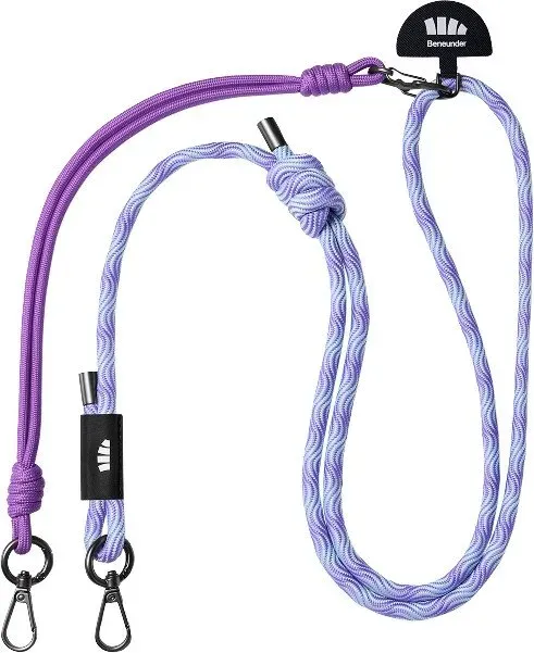 Beneunder LC376, Langes verstellbares Handy-Lanyard, Lila