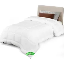 VOUNOT VOUNOT® Bettdecke 135x200 cm, 4 Jahreszeiten Daunendecke 300GSM Füllung, - Weiß