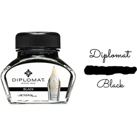 Diplomat Tintenfass 30 ml Schwarz