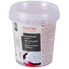 Städter Blindbackkugeln Weiß aus Keramik