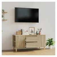 Furnicato TV-Schrank Sonoma-Eiche 102x44,5x50 cm Holzwerkstoff