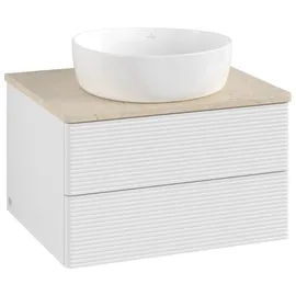 Villeroy & Boch Waschtischunterschrank 600 x 36 x 50 cm Glossy White Lacquer / Botticino