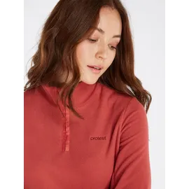 Protest Mutez Fleecejacke Rot L