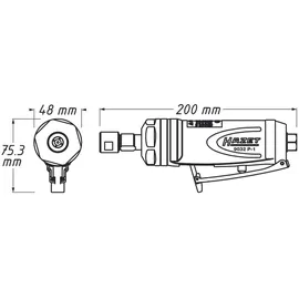 HAZET Stabschleifer 9032P-1