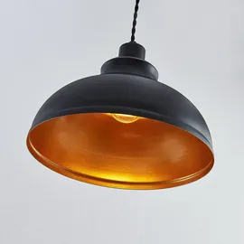 LINDBY Albertine 1-flg. 29 cm schwarz Metall