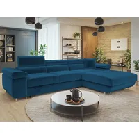 Mirjan24 Ecksofa Torezio Mini, Stilvoll Eckcouch mit Bettkasten und