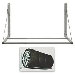 Enva Reifen-Wandregal, Reifenregal - 70-120cm - klappbar, ausziehbar