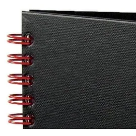 Oxford Collegeblock Black n'Red Spiralbuch kariert DIN A5 ohne Rand, 1 Block