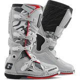 Gaerne Fastback Endurance Snow Camo, Stiefel - Hellgrau/Grau/Rot / 44