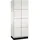 C+P Fächerschrank 8Fächer 80 x 52,5 x 195 cm Lichtgrau
