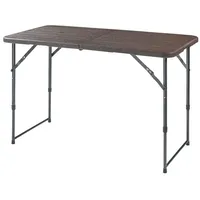[en.casa] Adelfia Klapptisch 120 x 60 x 90 cm Dunkelbraun