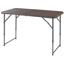 [en.casa] Adelfia Klapptisch 120 x 60 x 90 cm Dunkelbraun