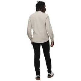 Only & Sons Langarmhemd Slim Fit Beige M