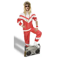 Plitsch Platsch Trainingsanzug 80er Jahre Kostüm Assi Damen und Herren Größe XS-4XL - Karneval Anzug Fasching - 3XL