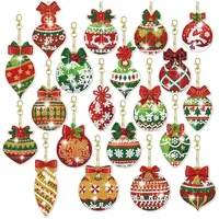 luxuskollektion Diamond Painting Weihnachts Anhänger 5D Bastelset