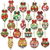 luxuskollektion Diamond Painting Weihnachts Anhänger 5D Bastelset