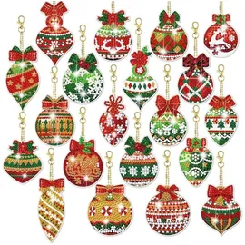 luxuskollektion Diamond Painting Weihnachts Anhänger 5D Bastelset