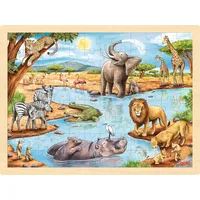 GoKi Einlegepuzzle afrikanische Savanne