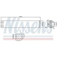 Nissens Trockner, Klimaanlage 95801
