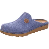 Rohde Herren Pantoffel Hausschuh Softfilz Foggia-H 7100, Größe:44 EU, Farbe:Blau - 44 EU