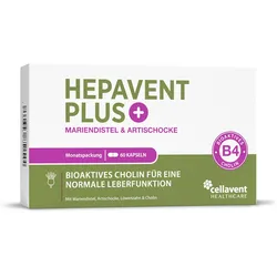 Leberkur Cholin Kapseln - Hepavent PLUS 1 Monat