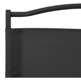 vidaXL Campingstuhl 2er Set Schwarz