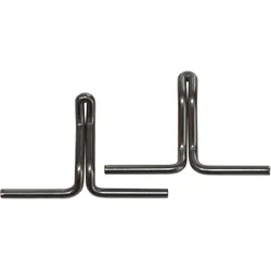 Spitzenfixierung Z-Hacken 2er Set - silber - STK
