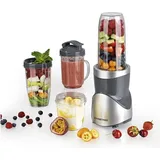 GOURMETmaxx Smoothie Maker 12-tlg. 380W grau - Grau