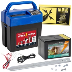 VOSS.farming Extra Power 9V 9V Weidezaungerät, inkl. Batterie
